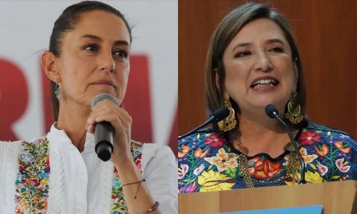 Claudia Sheinbaum y Xóchitl Gálvez