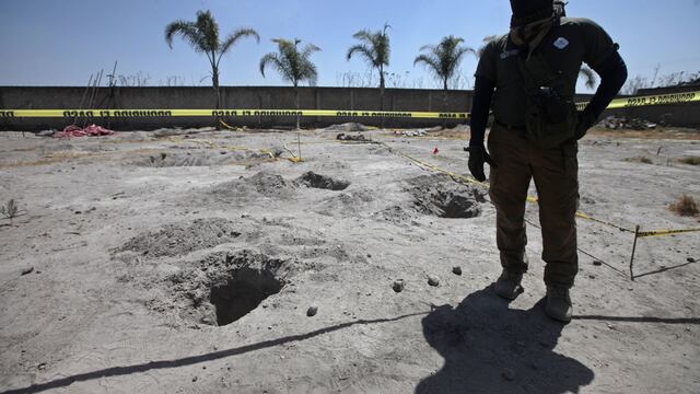 Interior del Rancho Izaguirre del CJNG en Teuchitlán.