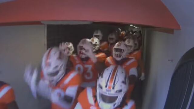 Entrada de los Virginia Tech Hokies