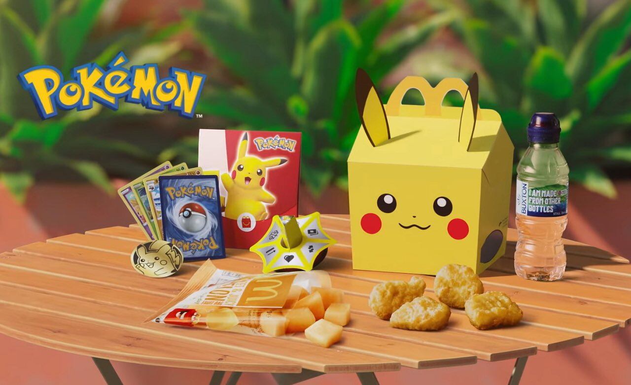 Esta sería la colección completa de Pokémon Cajita Feliz de McDonald's