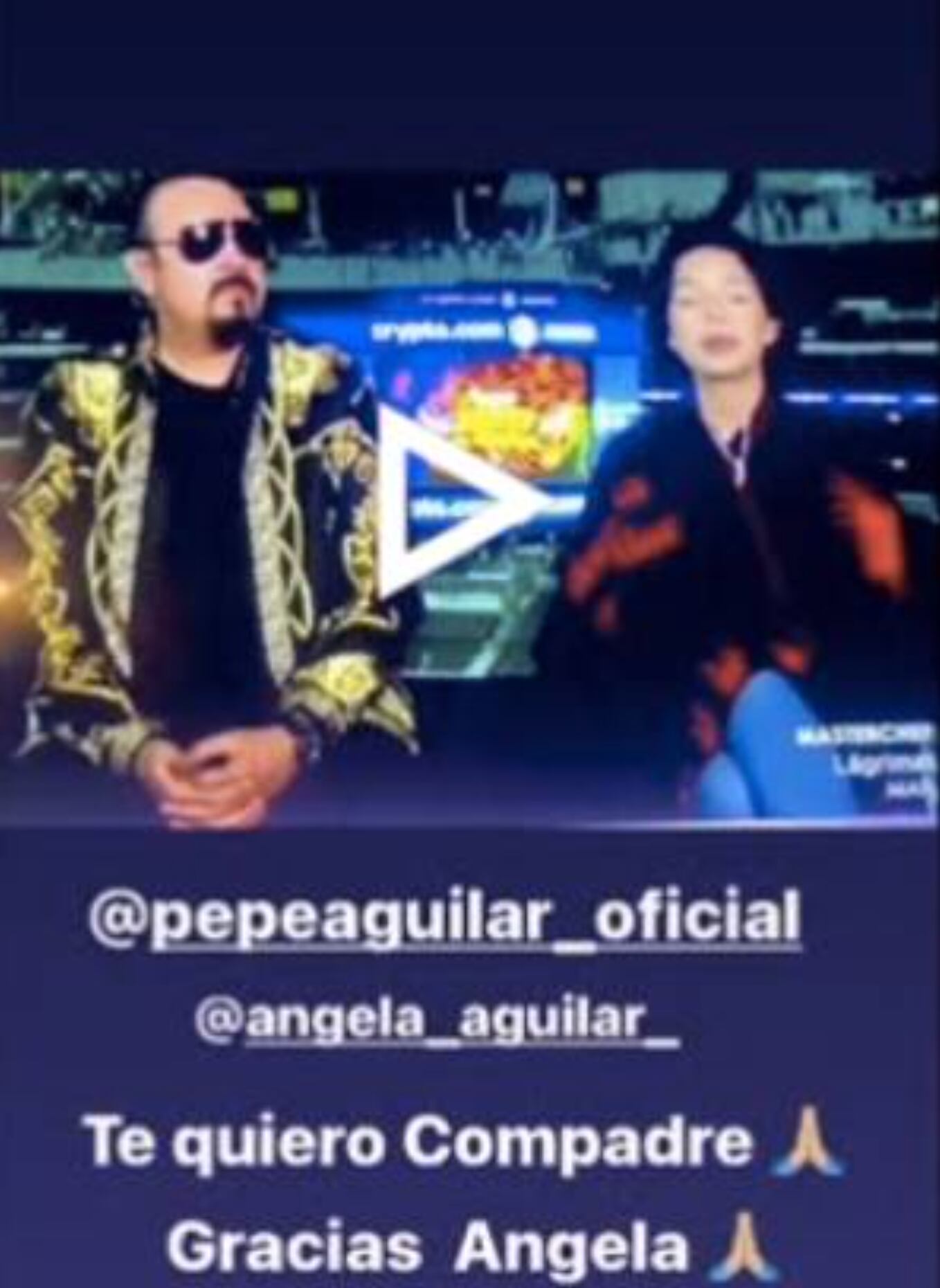 Pablo Montero agradeció a Pepe y Ángela Aguilar