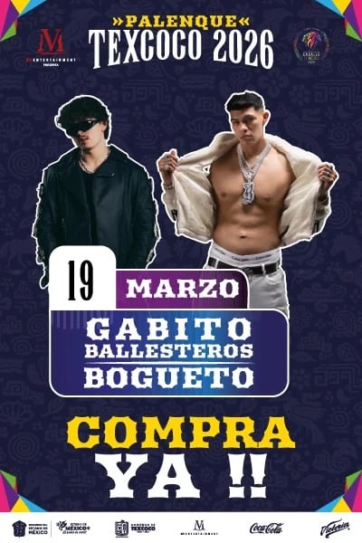 Gabito Ballesteros y El Bogeto en Palenque Texcoco