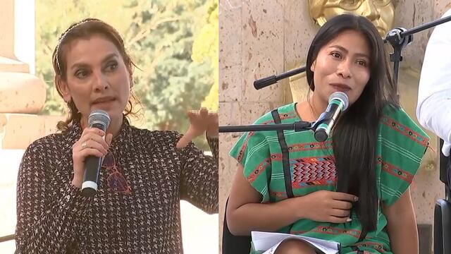 Beatriz Gutiérrez Müller y Yalitza Aparicio