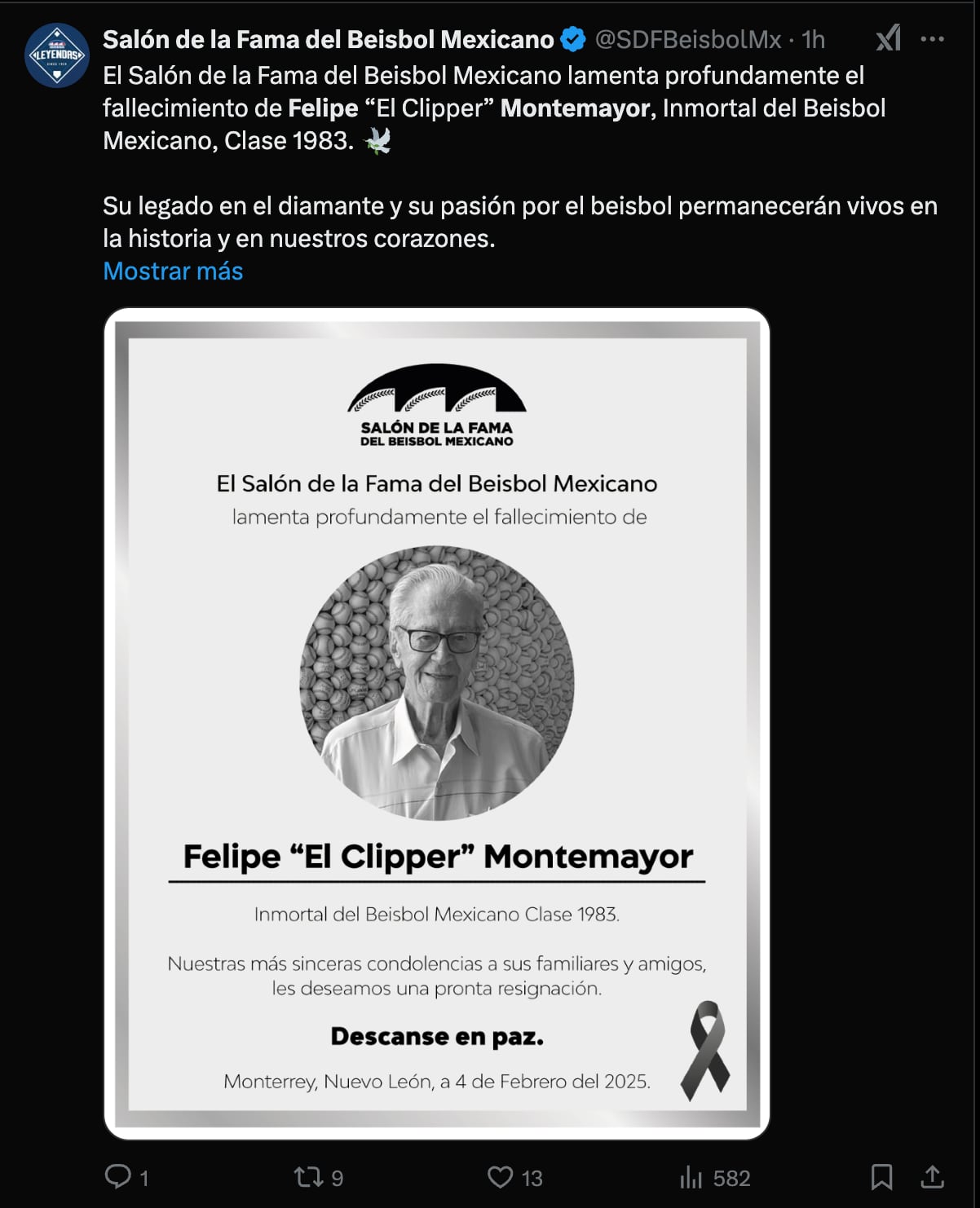 X del Salón de la Fama del Beisbol Mexicano