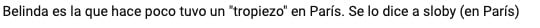 Usuario ve que la famosa ninfómana que Luis Potro Caballero dijo es Belinda.