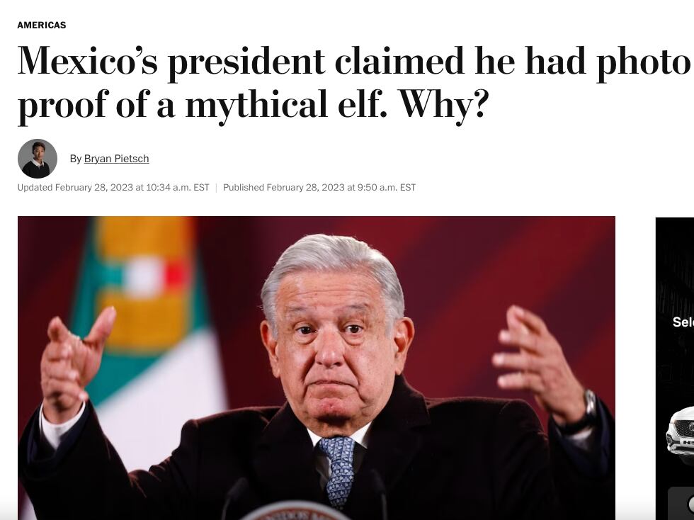 Nota The Washington Post por aluxe de AMLO