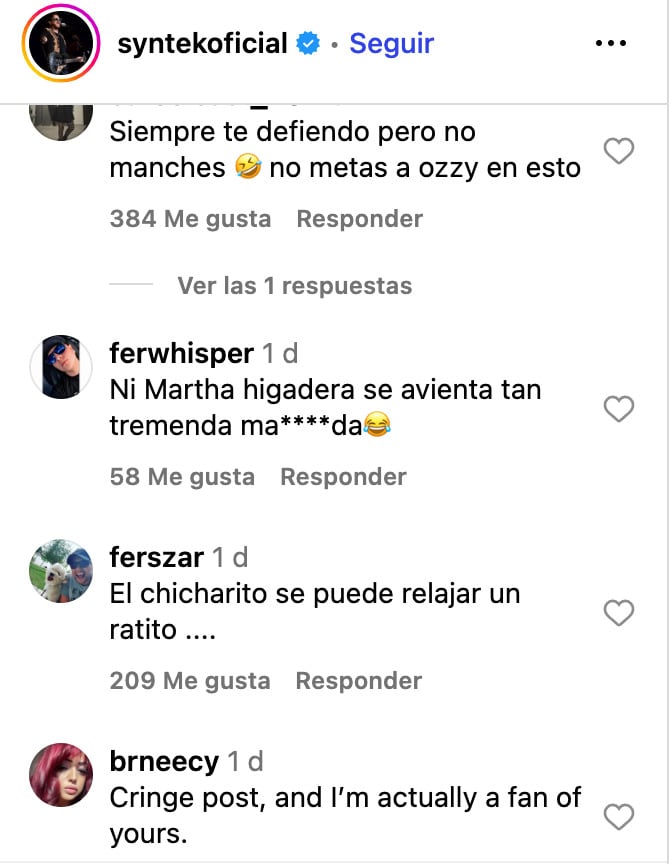 Aleks Syntek destata críticas tras su foto con Ozzy Osbourne