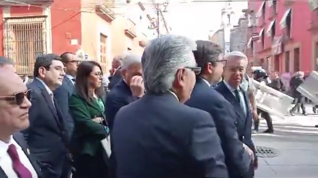 Empresarios previo al ‘US-Mexico CEO Dialogue’ en Palacio Nacional