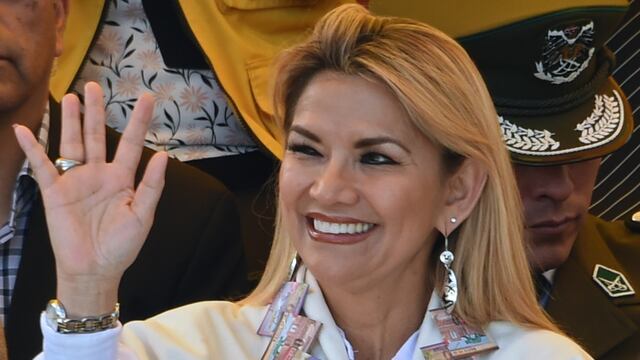 Jeanine Áñez, autoproclamada presidenta de Bolivia.