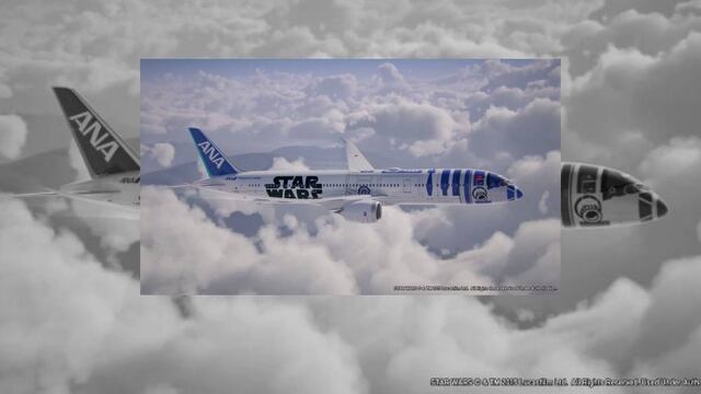 R2D2 se convierte en un precioso Boeing 787 Dreamliner para la aerolínea japonesa ANA