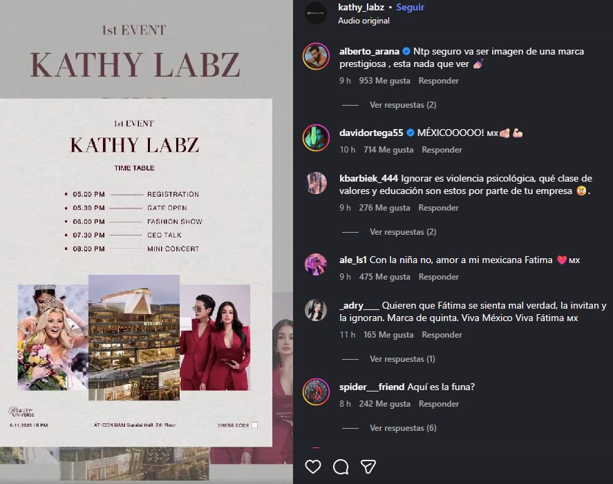 Se lanzan contra Kathy Labz por ignorar a Fátima Bosch