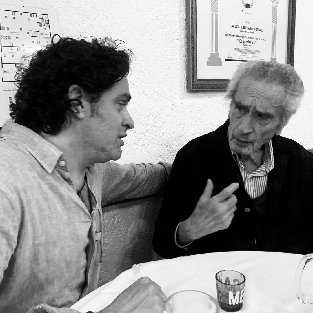 Leopoldo Goût, con su hijo Leopoldo Leopoldo.