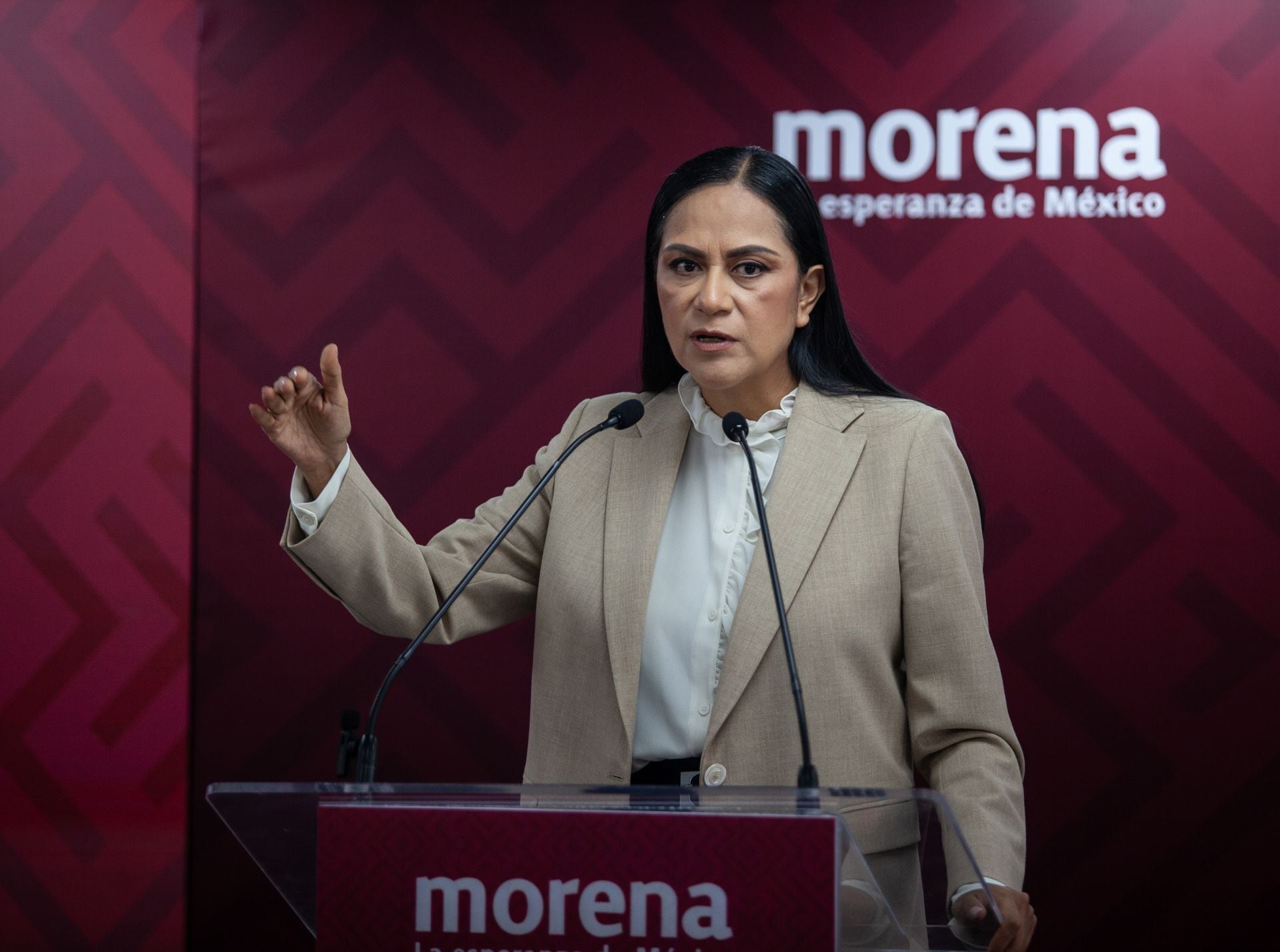 Ariadna Montiel, presidenta nacional de Morena