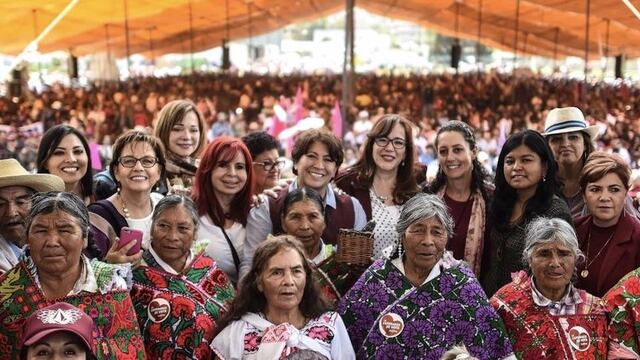 Delfina Gómez se reunió con más de 22 mil mujeres.