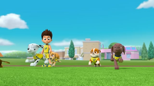 Paw Patrol por el Día Festivo del Futbol