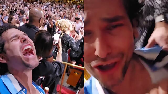 Alan Estrada en el concierto de Adele