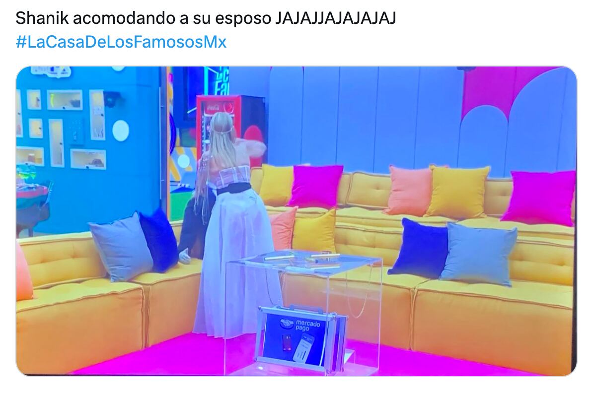 Meme de Shanik Berman en La Casa de los Famosos México 2024