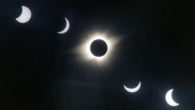 Fases del último eclipse solar en México del 11 de julio de 1991