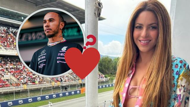 ¿Son novios? Una pose de Shakira y Lewis Hamilton lo revelaría todo.