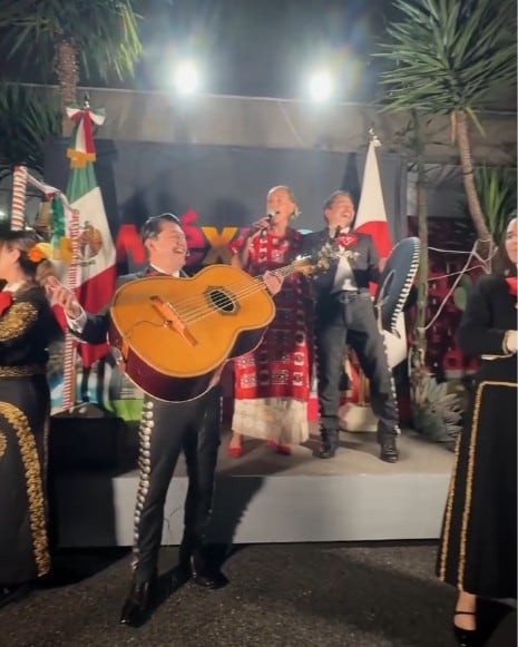 Festejo en la Embajada de México en Japón por Día de la Independencia