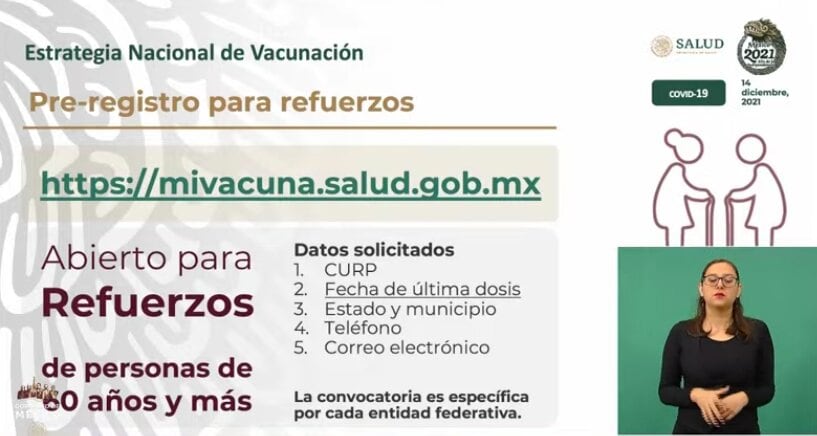 Registro en el portal Mi vacuna