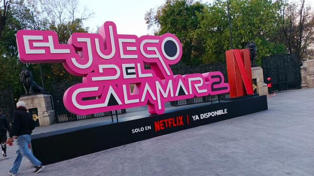 Retiran instalaciones de El Juego del calamar, serie de Netflix, en CDMX