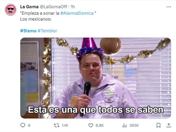 Memes por el sismo de hoy 7 de diciembre