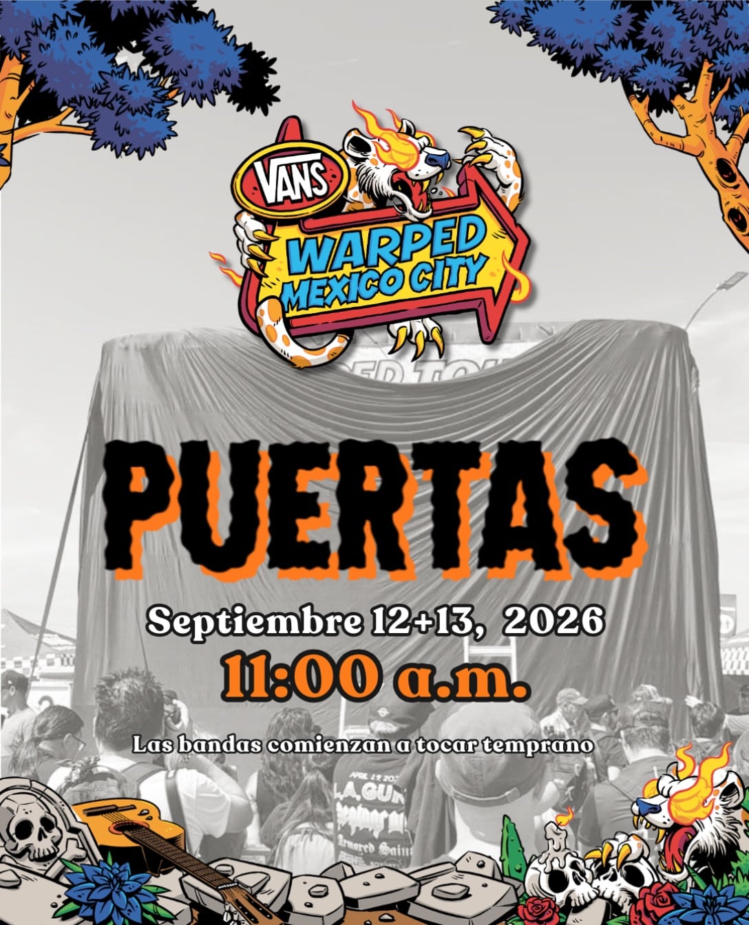Vans Warped Tour 2026 en Autódromo Hermanos Rodríguez