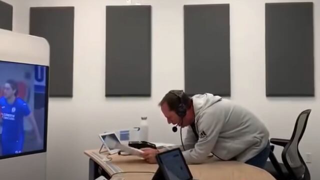 Paco Villa se hizo viral por su narración del triunfo de Cruz Azul