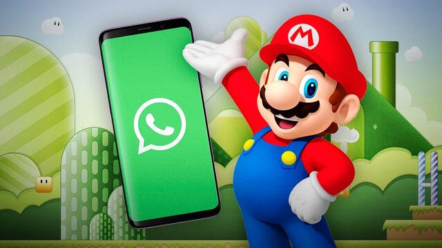Modo Mario Bros. en WhatsApp de Android