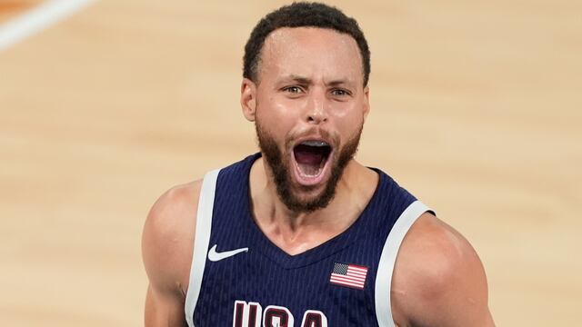 Stephen Curry en los Juegos Olímpicos de París 2024.