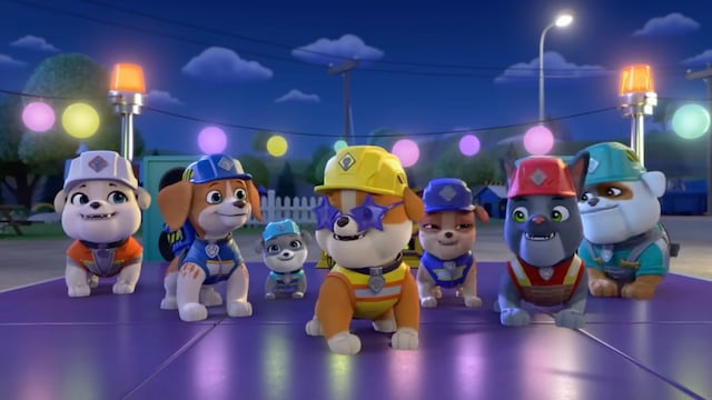 Rubble y Equipo de Paw Patrol