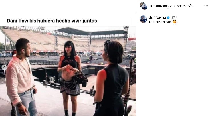 Dani Flow aconseja a Christian Nodal de Cazzu y Ángela Aguilar.