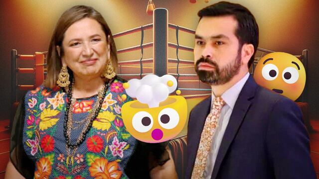 Xóchitl Gálvez y Jorge Álvarez Máynez