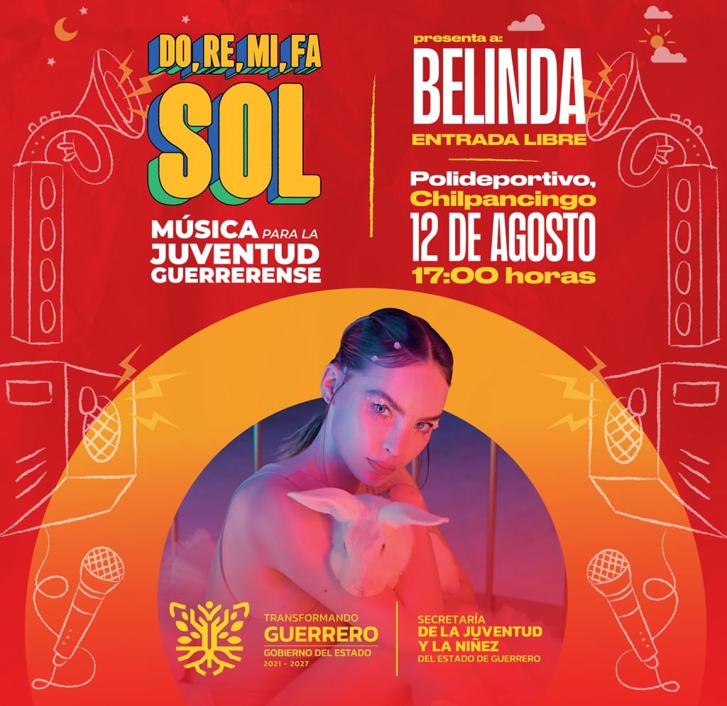 Belinda abrirá conciertos en Chilpancingo, Guerrero