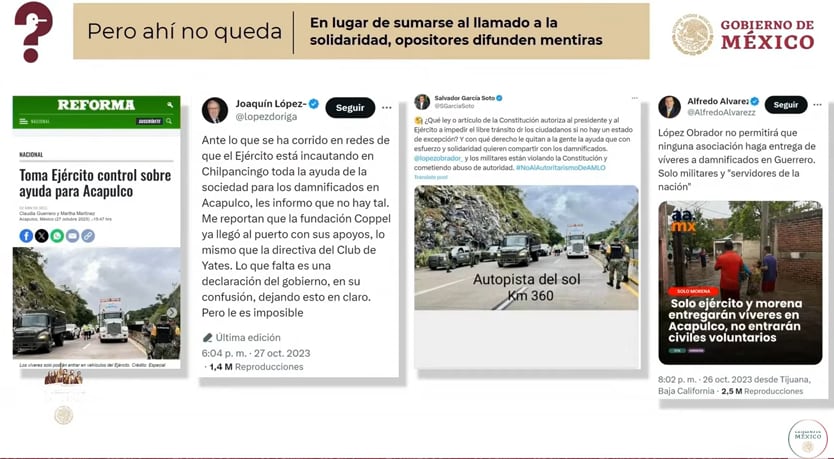 Mentiras de la semana del 8 de noviembre