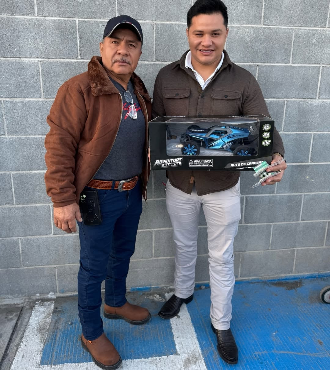 Rafa González de Los Recoditos y su papá.