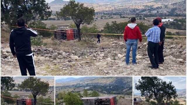 Accidente en “la curva del diablo”, Tlaxcala