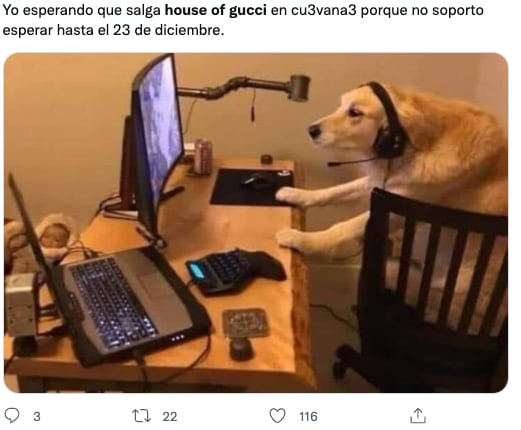 Memes sobre el estreno de 'House of Gucci', que celebran la actuación de Lady Gaga