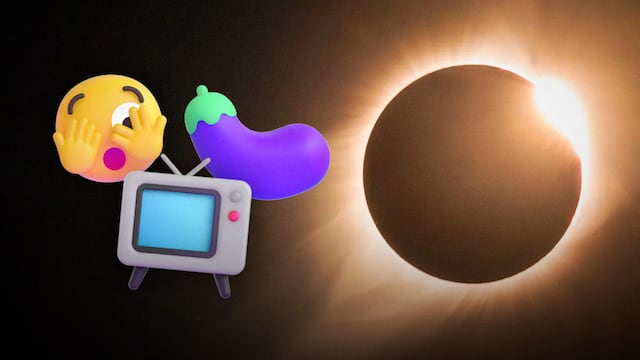 El pene que transmitieron en vivo durante el eclipse solar del 8 de abril