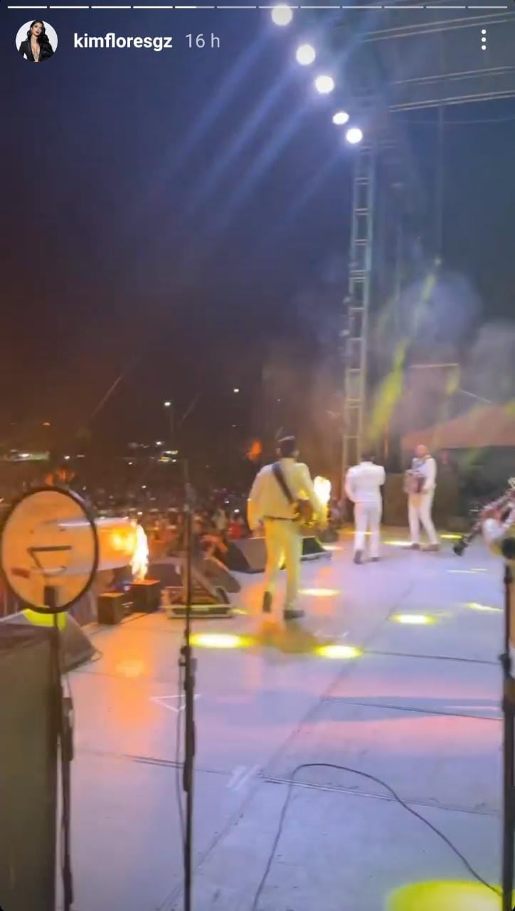 Kimberly Flores, concierto Edwin Luna y la Trakalosa