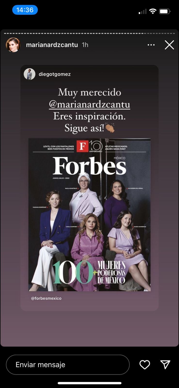 Historia de Mariana Rodríguez