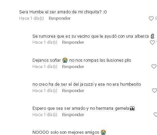 Fans de Daniela Rodrice deducen si Humbe es su novio.