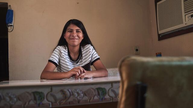 Una beneficiada del programa