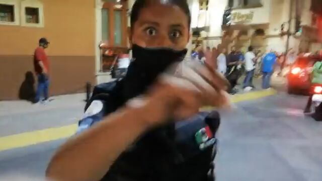 Agresión de policías