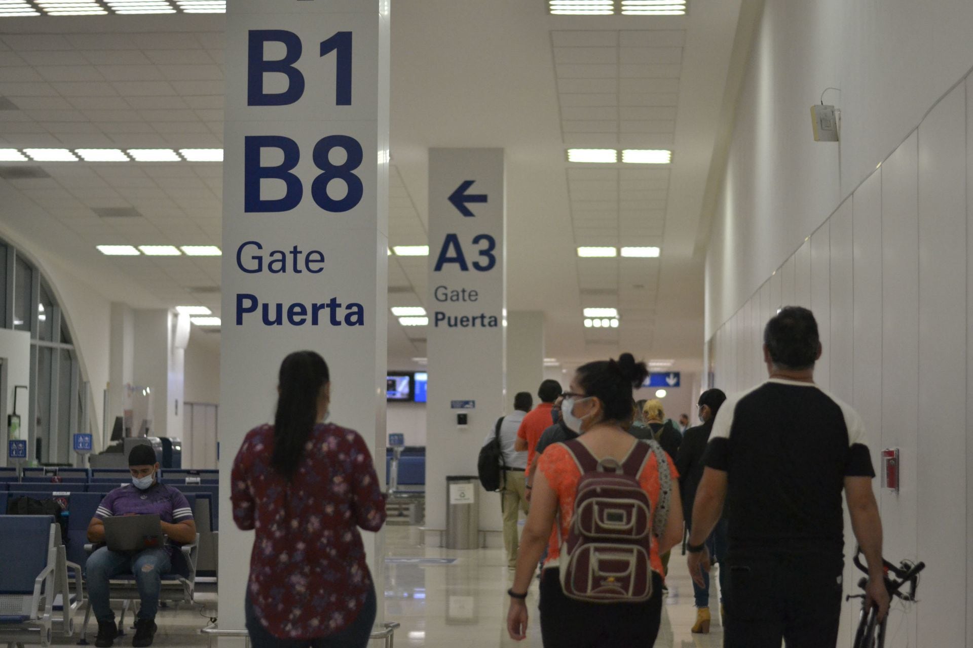 Pasajeros en el AIFA