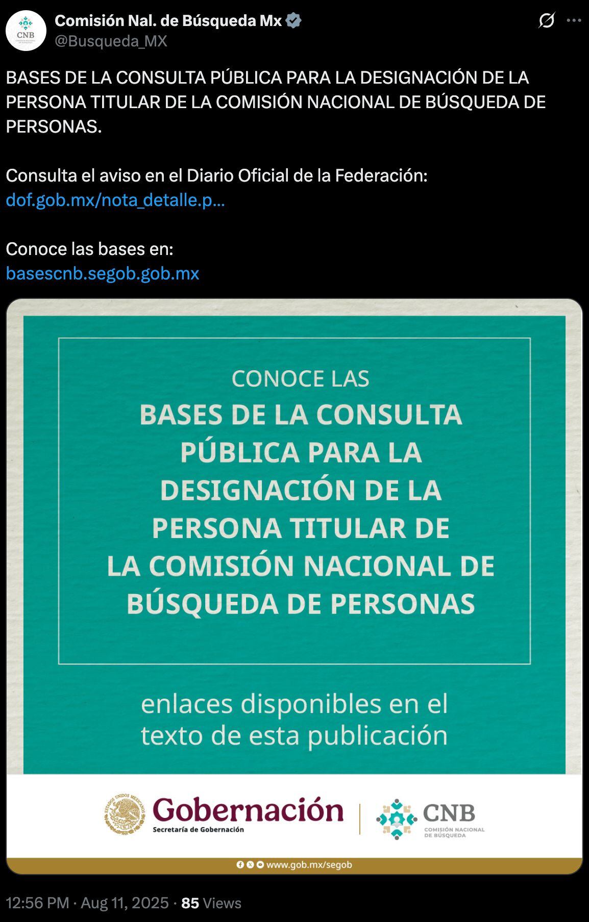 Comisión Nacional de Búsqueda