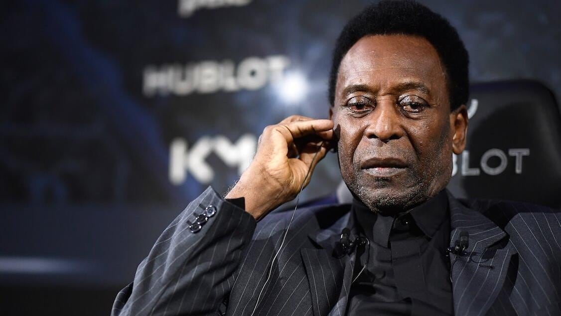 Pelé en evento publicitario.