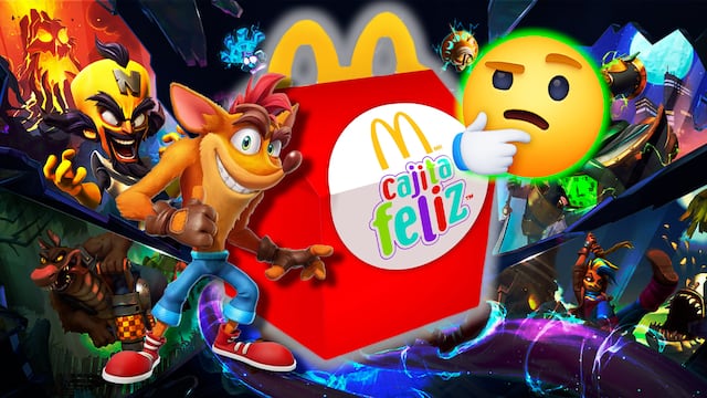 Cajita Feliz de McDonald’s con Crash Bandicoot