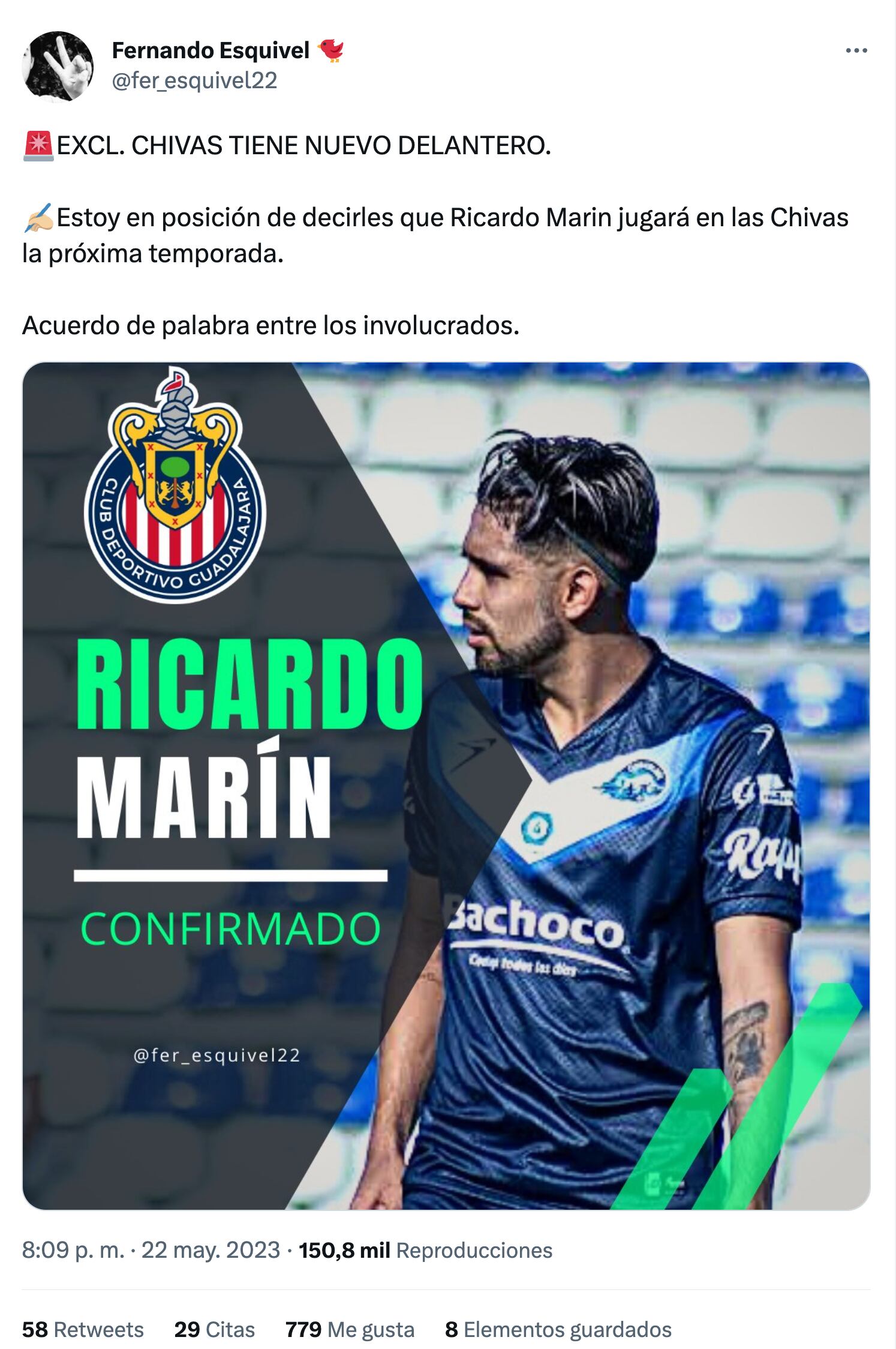 Ricardo Marín para Chivas